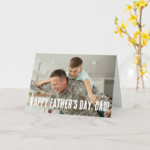 Persoonlijke foto Vaderdag Dad Hero Kaart