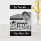 Persoonlijke foto Vaderdag kaart (Gele Bloem)