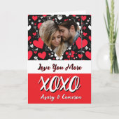 Persoonlijke foto-Valentijnsdag Kaart (Voorkant)