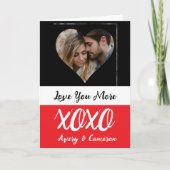 Persoonlijke foto-Valentijnsdag Kaart (Voorkant)