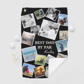 Persoonlijke foto van 17 pa Collage | VADERDAG Golfhanddoek (Insitu)