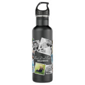 Persoonlijke foto van 17 pa Collage | VADERDAG Waterfles (Voorkant)