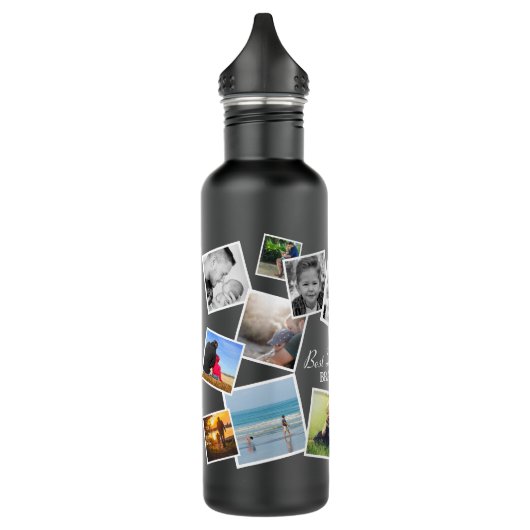 Persoonlijke foto van 17 pa Collage | VADERDAG Waterfles (Links)