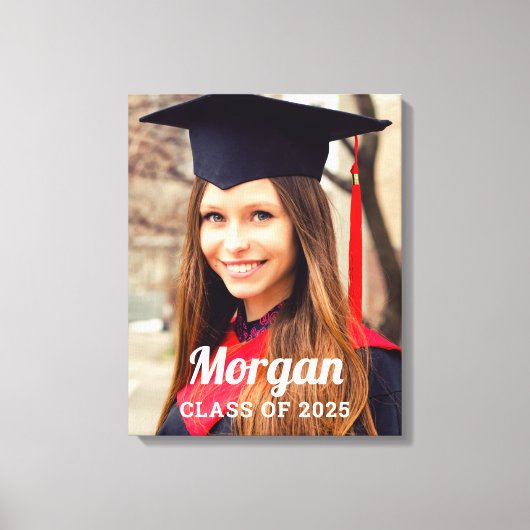 Persoonlijke foto van 2022 Afstuderen Canvas Afdruk (Voorkant)