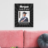 Persoonlijke foto van afgestudeerde van de klas va canvas afdruk (Insitu (Woonkamer))