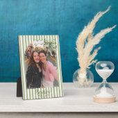 Persoonlijke Foto van Beste Vriendinnen met Strepe Fotoplaat (Zijkant)