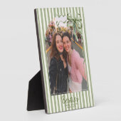 Persoonlijke Foto van Beste Vriendinnen met Strepe Fotoplaat (Zijkant)