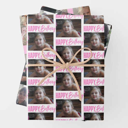 Persoonlijke foto van Birthday Inpakpapier Vel (In situ)