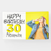 Persoonlijke foto van Birthday Spandoek (Horizontaal)