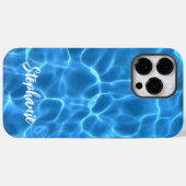 Persoonlijke foto van Cool Blue Swimming Case-Mate iPhone Case (Achterkant (horizontaal))
