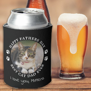 Persoonlijke foto van Cute Pet Fathers Dag Kat Pap Blikjeskoeler