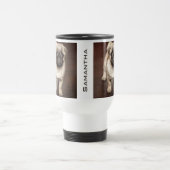 Persoonlijke foto van Cute Pug-foto Reisbeker (Center)