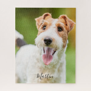 Persoonlijke foto van de Dog Wire Fox Terrier Legpuzzel