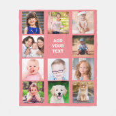 Persoonlijke foto van de Kinder familie Fleece Deken (Voorkant)