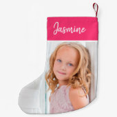 Persoonlijke foto van de Stomme Roze Kleine Kerstsok (Achterkant)