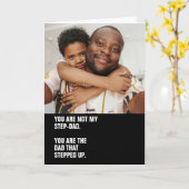 Persoonlijke foto van de vader die opstapte kaart (Gele Bloem)