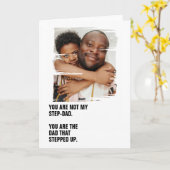 Persoonlijke foto van de vader die opstapte kaart (Gele Bloem)