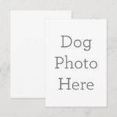 8.9 x 12.7 cm Enkele bedankkaart (Voorkant / Achterkant)