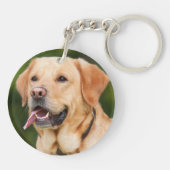 Persoonlijke foto van Dog dubbelzijdig Sleutelhanger (Achterkant)