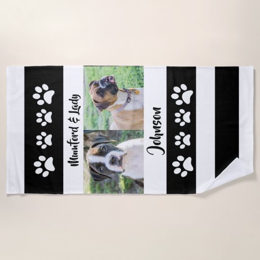 Persoonlijke foto van Dog, familie Strandlaken (Voorkant)