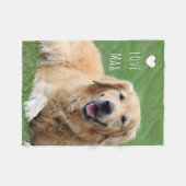 Persoonlijke foto van Dog Fleece Deken (Voorkant (Horizontaal))