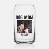 Persoonlijke foto van Dog Mam Blikvorm Glas (Voorkant)