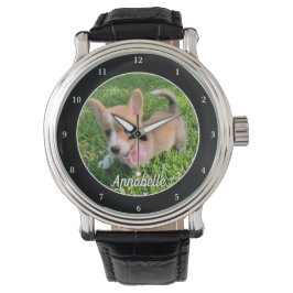 Persoonlijke foto van Dog Modern Pet Eigenaar Horloge