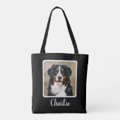 Persoonlijke foto van Dog Tote Bag (Achterkant)