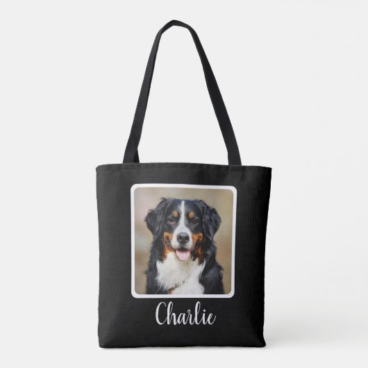 Persoonlijke foto van Dog Tote Bag (Achterkant)