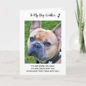 Persoonlijke foto van Dog Walker Pet Care Pet Dank Bedankkaart (Voorkant)