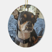 Persoonlijke foto van Doggie Keramisch Ornament (Links)