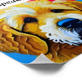 Persoonlijke foto van honden poster (Hoek)