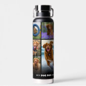 Persoonlijke foto van hondenpapa waterfles (Achterkant)