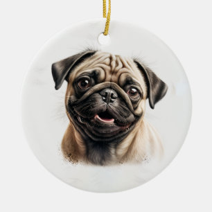 Persoonlijke foto van huisdier Aandenken voor hond Keramisch Ornament