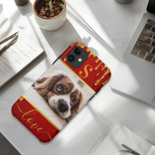 Persoonlijke foto van huisdier hond liefhebber aan Case-Mate iPhone case