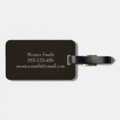 Persoonlijke foto van huisdieren bagagelabel (Achterkant horizontaal)