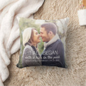 Persoonlijke foto van koppel pasgetrouwde namen da kussen (Deken)