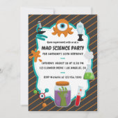 Persoonlijke foto van Mad Science Birthday Party Kaart (Voorkant)