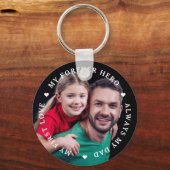 Persoonlijke foto van mijn eerste liefde voor ooit sleutelhanger (Voorkant)