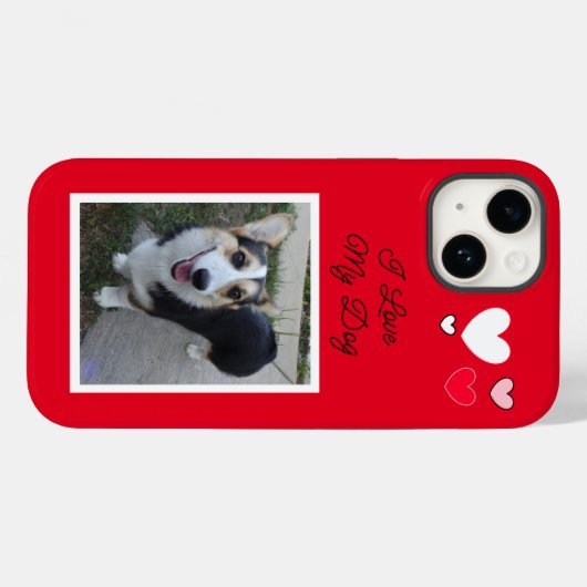 Persoonlijke foto van mijn hond Case-Mate iPhone case (Achterkant (horizontaal))