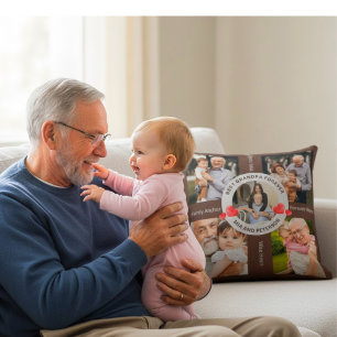 Persoonlijke foto van opa en kleindochter kussen