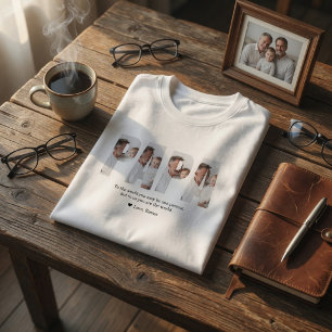 Persoonlijke foto van papa Beste papa ooit cadea T-shirt