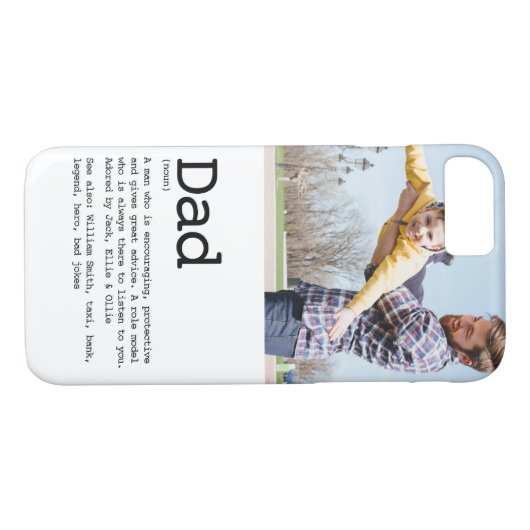 Persoonlijke foto van papa-definitie  Case-Mate iPhone case (Achterkant (Horizontaal))