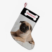 Persoonlijke foto van Pet Dog Bone Kleine Kerstsok (Voorkant (Hangend))