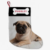 Persoonlijke foto van Pet Dog Bone Kleine Kerstsok (Voorkant)
