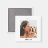 Persoonlijke foto van Pet Dog Grandma Moeder Magneet (Voorkant / Achterkant)