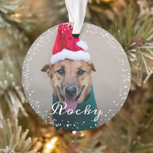 Persoonlijke foto van Pet Dog Puppy Holiday Ornament