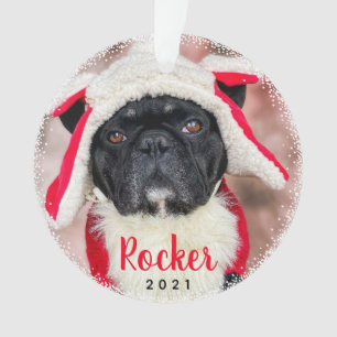 Persoonlijke foto van Pet Dog Puppy Holiday Ornament