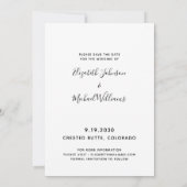 Persoonlijke foto van Pet Dog Wedding Save The Date (Achterkant)