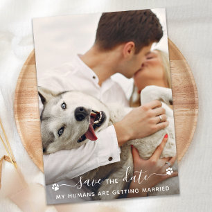 Persoonlijke foto van Pet Dog Wedding Save The Date